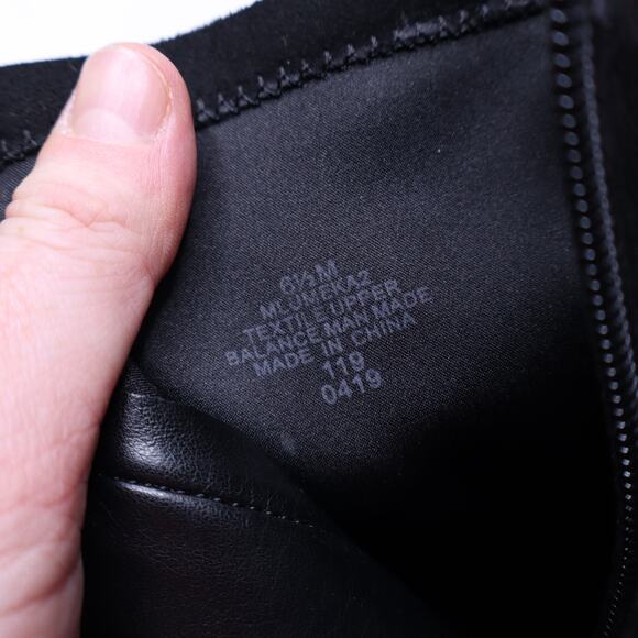 MARC FISHER LTD Umeka Bootie Black Suede Lofty Wrapped Block Heel Women's 6.5M - Picture 6 of 11